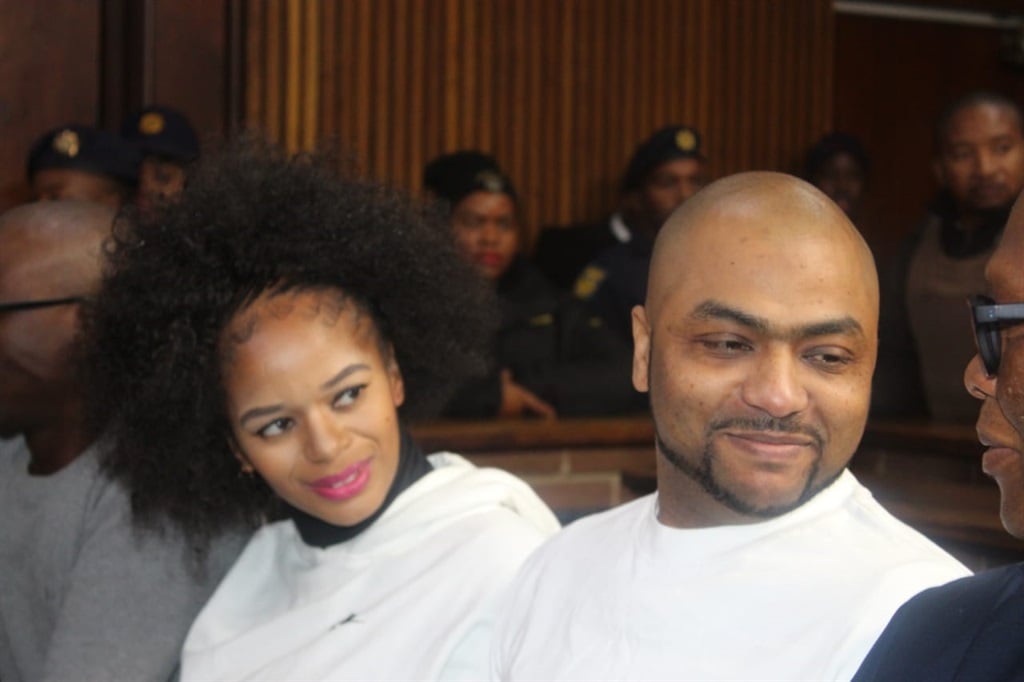 Thabo Bester with Nandipha Magudumana in court