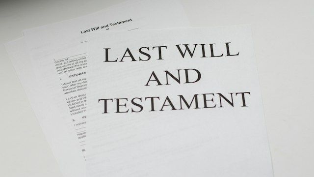 Last will and testament